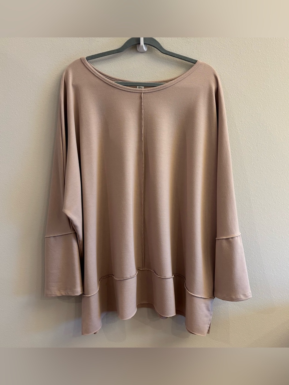 SPANX "Perfect Length" dolman sleeve tunic top in a blush size 3XL